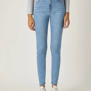 Middle waisted power skinny jeans